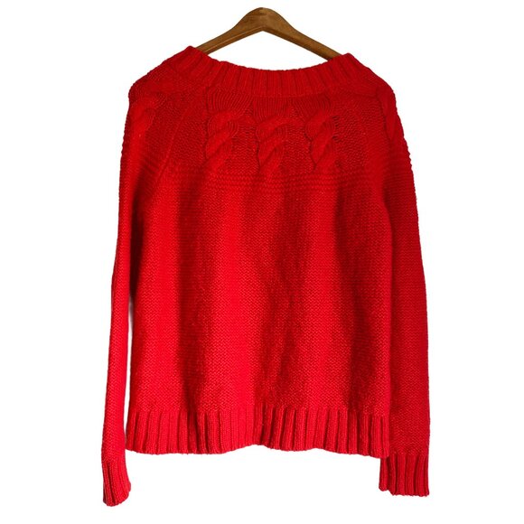 Fuzzy Bright Red Aerie Sweater - Perfect for Valentine's Day! - Picture 2 of 10